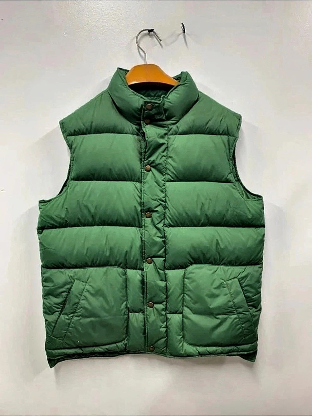 Vintage Lands' End Men's Down Puffer Vest Size Large, circa Y2K